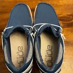 Hey Dude | Shoes | Hey Dude Shoes Men Size Blue And Burnt 